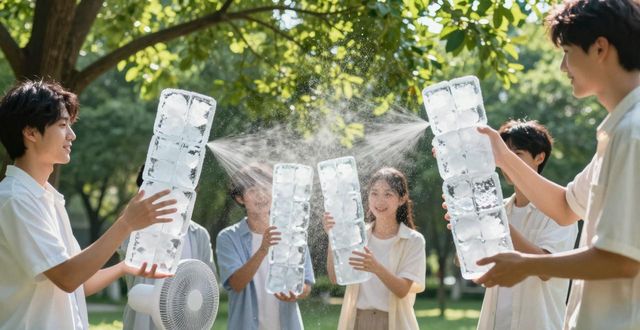 大冰块降温方法_长沙雨花夏季防暑降温大冰块_大冰块户外活动使用时长